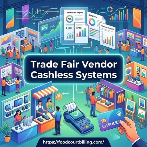 Exhibition and Trade Fair Vendor Payouts: How Cashless Card Systems Automate Real-Time Commission Calculations