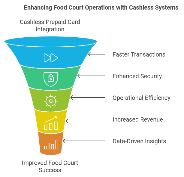 How Food Court Management Systems Benefit from Cashless Prepaid Card Software