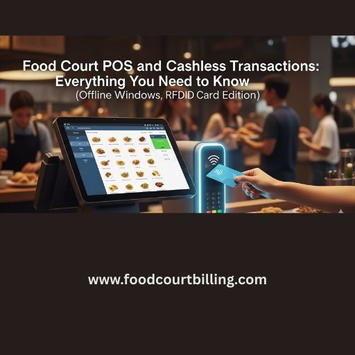 Food Court Billing Software & RFID POS Systems: A Complete Guide to Cashless Dining