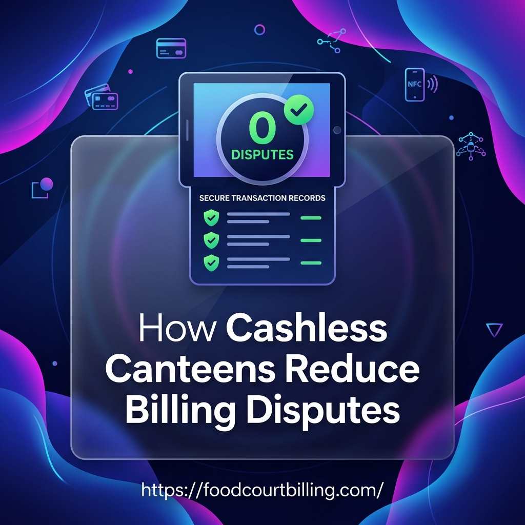 How Cashless Canteens Reduce Billing Disputes