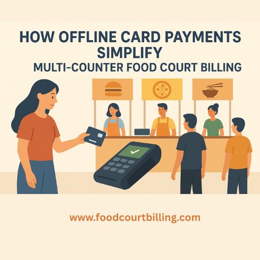 How Offline Card Payments Simplify Multi-Counter Food Court Billing