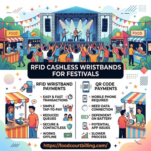 RFID Cashless Wristbands vs QR Payments for Music Festivals: Which Delivers Faster Transactions?