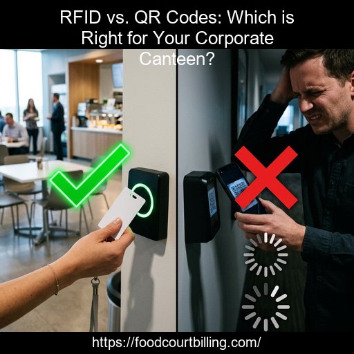 RFID vs. QR Codes: Which is Right for Your Corporate Canteen?